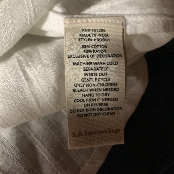 Embroidered Beaded Floral Tunic - Picture 6 of 6